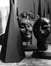 Heads. Cement Fondu  c.1960